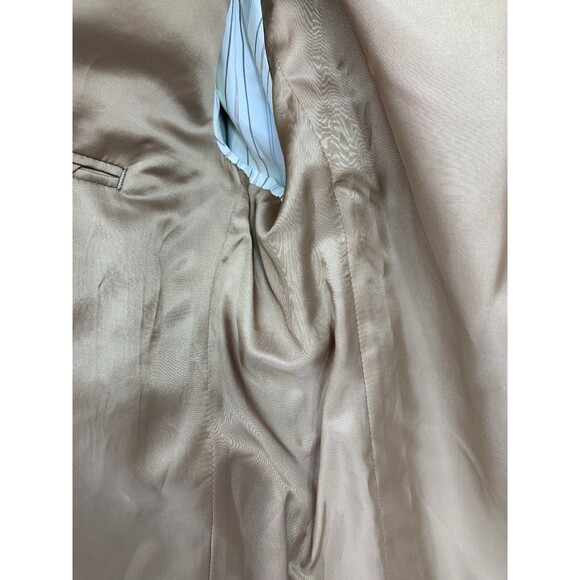 Lauren Ralph Lauren Mens Sports Coat 44L Herringbone Wool Business Casual Flaw - Picture 6 of 8